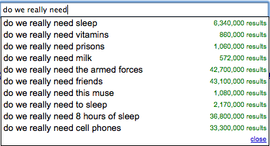 do we really need...